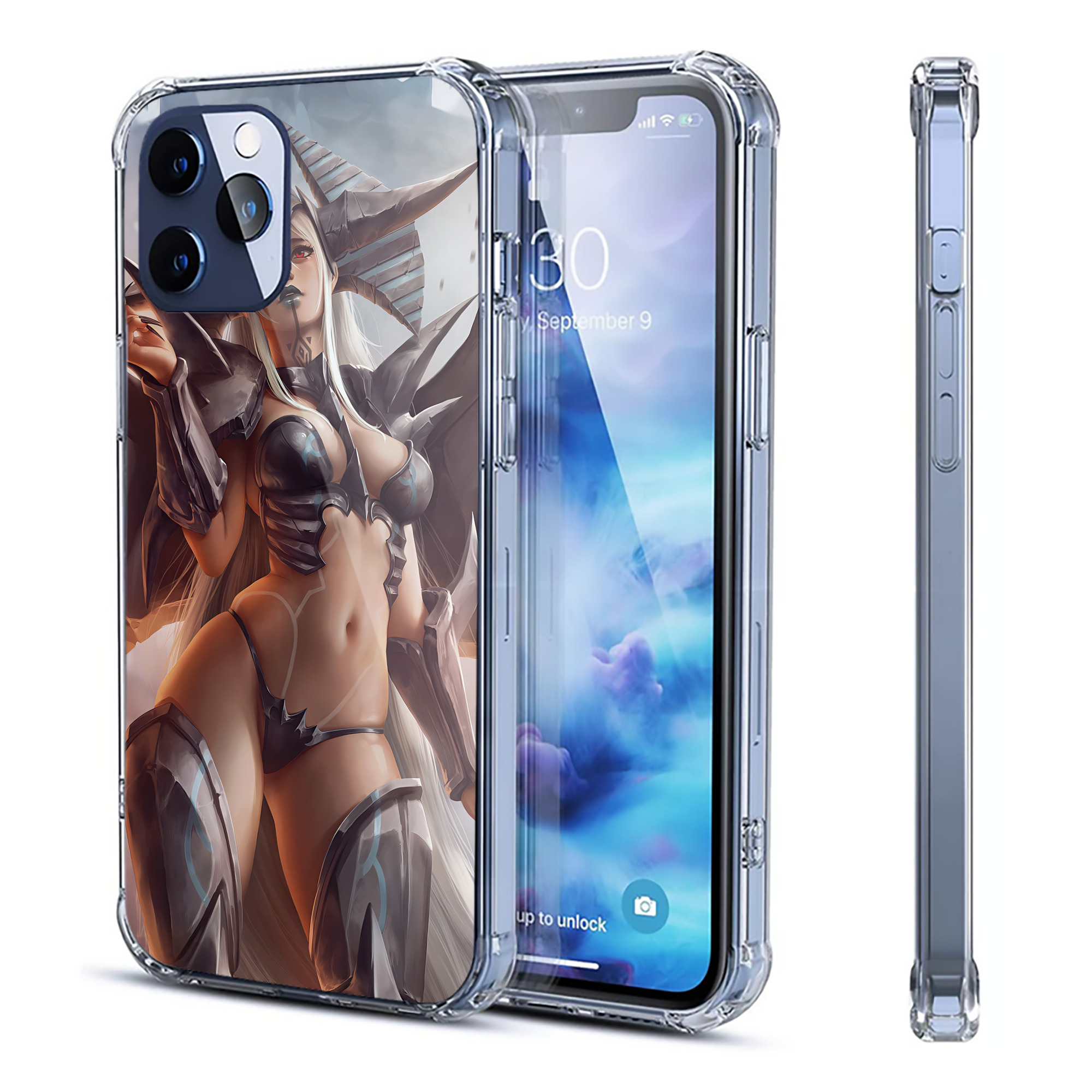 （画像用） 遊☆戯☆王 Yu-Gi-Oh! 【iPhone 12シリーズ対応】透明スマホケース（クリアソフトケース）